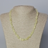 Collar de cuarzo citrino facetado, piedra natural, diámetro 6×7 mm, longitud 45–47 cm