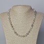 Collar de Ágata Venas de Dragón, cuentas lisas de 8 mm, longitud 45-48 cm