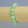 Pulsera de amazonita natural, cuentas lisas de 12 mm de diámetro ± (elástico), longitud 18 cm+