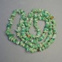 Cuentas de ágata verde en hilo, piedra natural, grano irregular, diámetro 5×2 mm ±, longitud 82 cm ±
