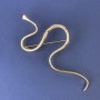 Broche Serpiente de metal dorado 98×50 mm+