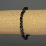 Pulsera de iolita facetada en rombos, diámetro 6×5 mm, longitud 18 cm, elástica