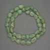 Cuentas facetadas de nefrita, piedra natural, diámetro 8–10 mm, longitud 42 cm ±