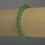 Pulsera de nefrita facetada, diámetro 10×6 mm, longitud 18 cm, elástico