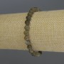 Pulsera de labradorita con bolas lisas, diámetro 6 mm, longitud 18 cm, elástica