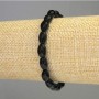 Pulsera de ágata «Grano», perlas de 12×8 mm, longitud 18 cm, elástica