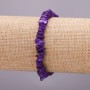Pulsera de madreperla teñida, trocitos, diámetro 7 mm, longitud 18 cm