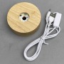Soporte LED con cable USB de 120 cm, diámetro 90x35 mm