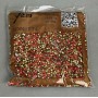 Piedras de strass rojas, color rojo, diámetro 4 mm ±, empaque de 75 g (±)