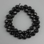 Cuentas facetadas de turmalina, bola de 10 mm, longitud 38 cm ±