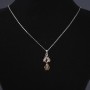 Colgante en cadena con mariquita, longitud 55 cm, longitud 3,5 cm