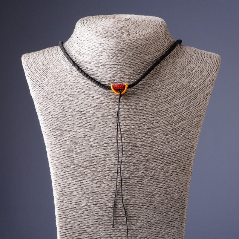Cordón negro para cuello de 60 cm