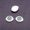 Accesorios «Ojos vivos» — par de ojos, color verde del iris, diámetro 7 mm y 10×13 mm, presentación 50 pares