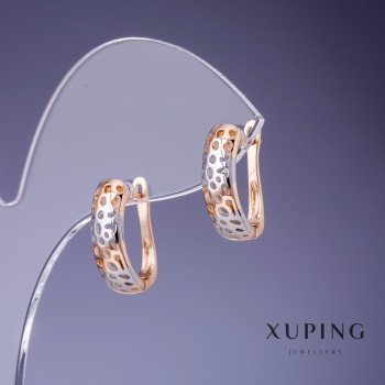 Pendientes Xuping 5 x 16 mm 'Oro 18K'