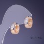Pendientes Xuping 14×5 mm «baño de oro 18K»