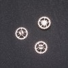 Conector colgante en forma de engranaje, 15 mm, envasado 20 g ±16 piezas
