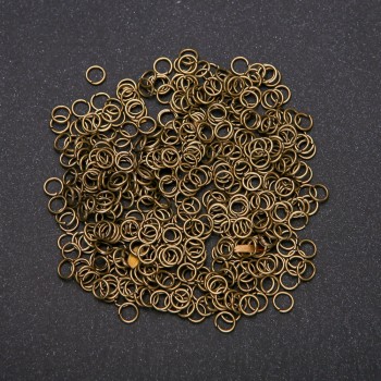 Anillo de conexión, diámetro 3 mm, paquete de 20 g, color bronce