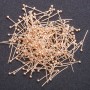 Accesorio de alfiler con cabeza bola dorada, longitud 40 mm, 390 g