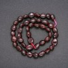 Cuentas facetadas de granate, piedra natural, diámetro 9×10 mm, longitud 40 cm aprox.