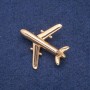 Broche Avión dorado de metal 40×39 mm