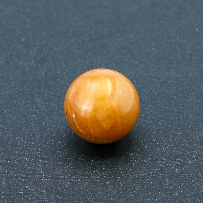 Bola decorativa de cuarzo amarillo, diámetro 20 mm+