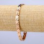 Pulsera Xuping con baño de oro 18K, grosor 6 mm ±, longitud 20 cm