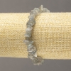 Pulsera elástica de labradorita natural, fragmentos 10×3 mm+