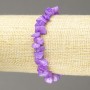 Pulsera elástica de cuarzo teñido, cuentas de 8 mm+
