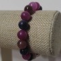 Pulsera 'Semipreciosas' con cuentas lisas, diámetro 10 mm (±), longitud 18 cm (elástico)