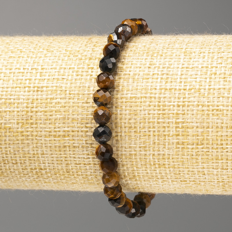 Pulsera de ojo de tigre, ojo de halcón y ojo de buey