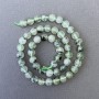 Cuentas de prehnita, piedra natural, bolas lisas, diámetro 8 mm ±, longitud 39 cm ±